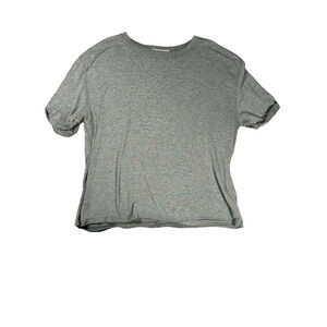 We The Free Short Sleeve Slub Cotton Tee Womens Large Light Green Casual